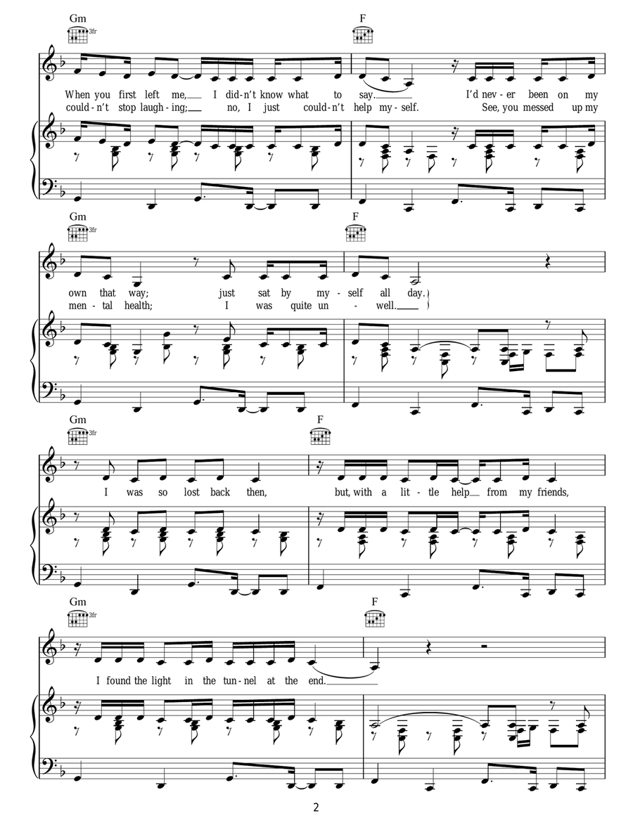 Smile Smile Acoustic Guitar scores gallery preview page 2
