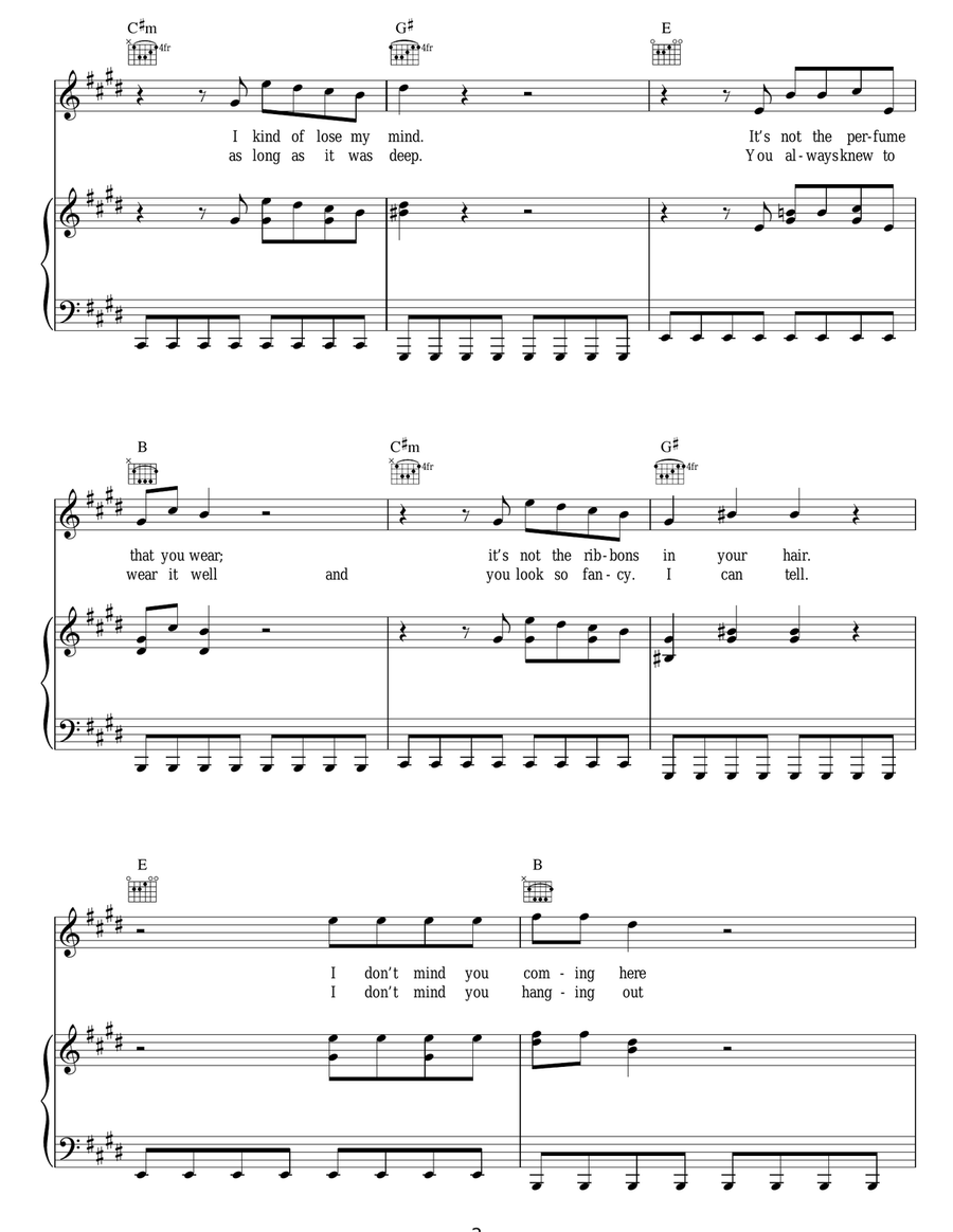 Just What I Needed Just What I Needed Acoustic Guitar scores gallery preview page 2