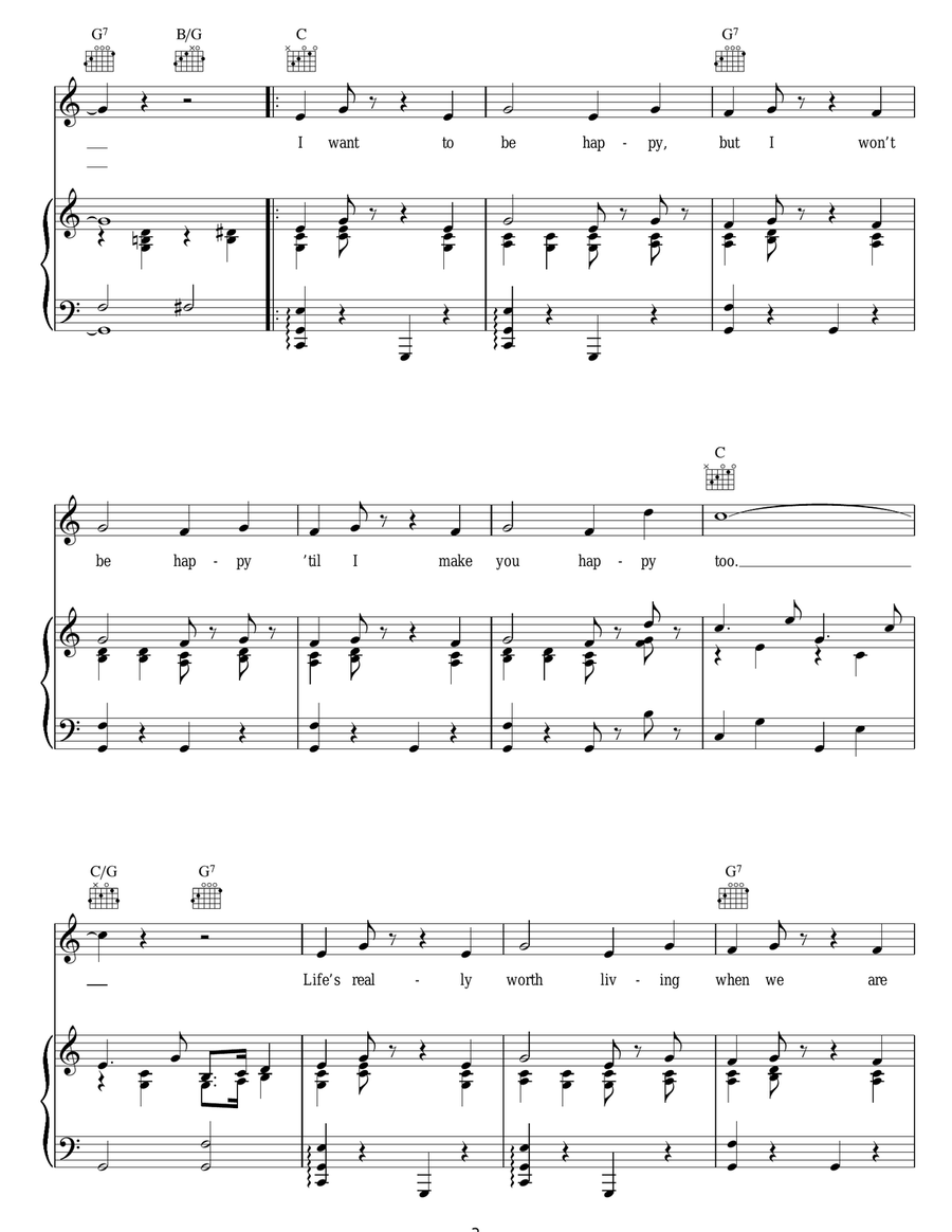 I Want To Be Happy I Want To Be Happy Guitar scores gallery preview page 3