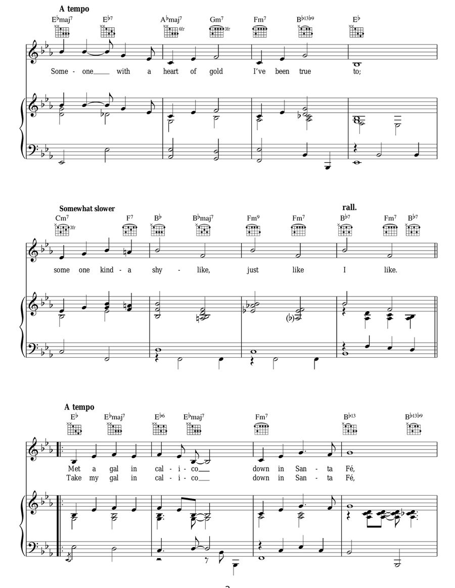 A Gal In Calico A Gal In Calico Guitar scores gallery preview page 2