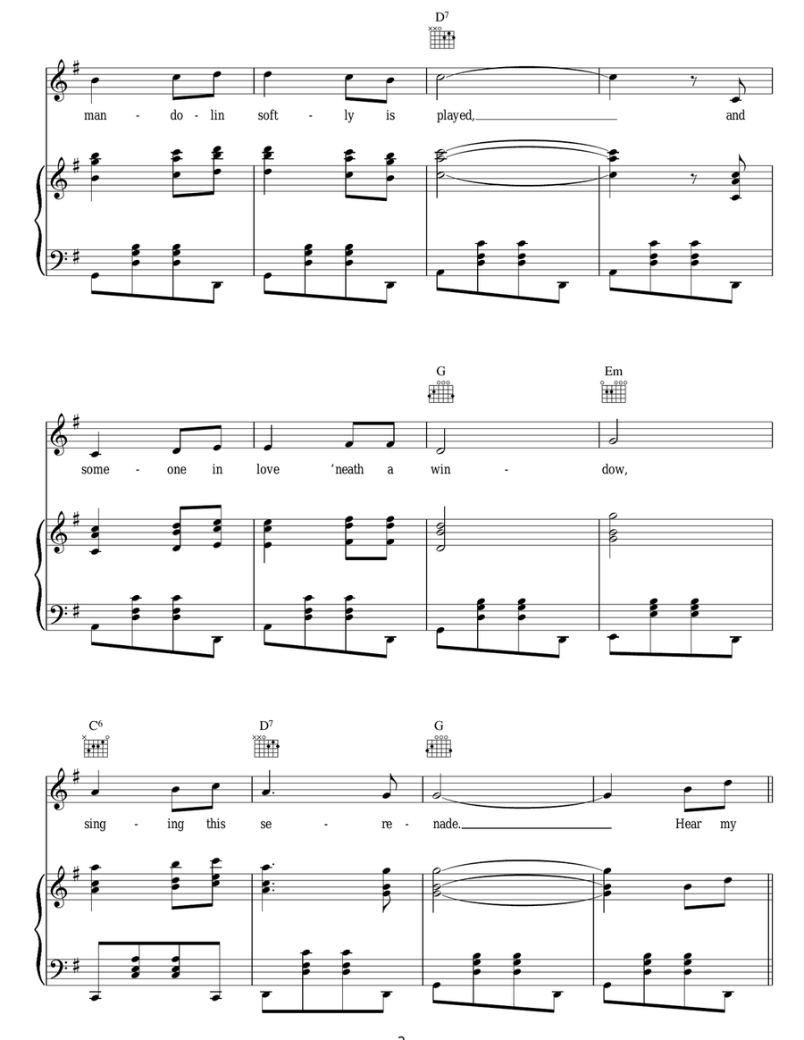 Hear My Song, Violetta Guitar scores gallery preview page 2