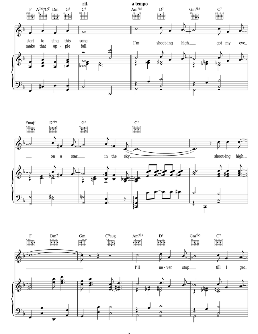 I'm Shooting High I'm Shooting High Guitar scores gallery preview page 3
