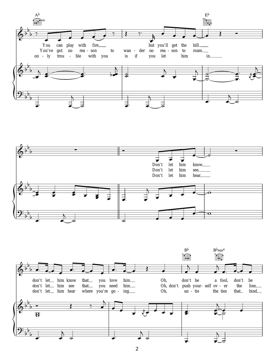 Heart Of Mine Heart Of Mine Acoustic Guitar scores gallery preview page 2