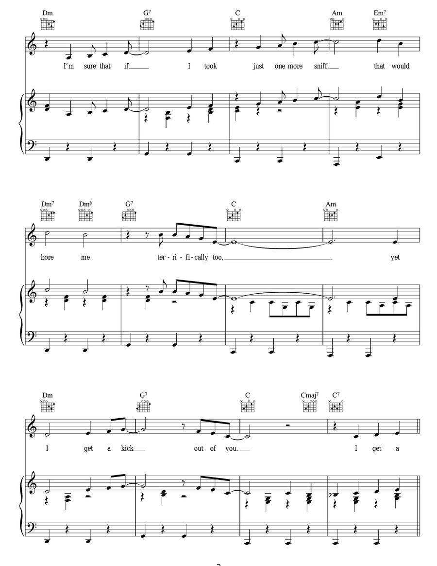 I Get A Kick Out Of You I Get A Kick Out Of You Guitar scores gallery preview page 3