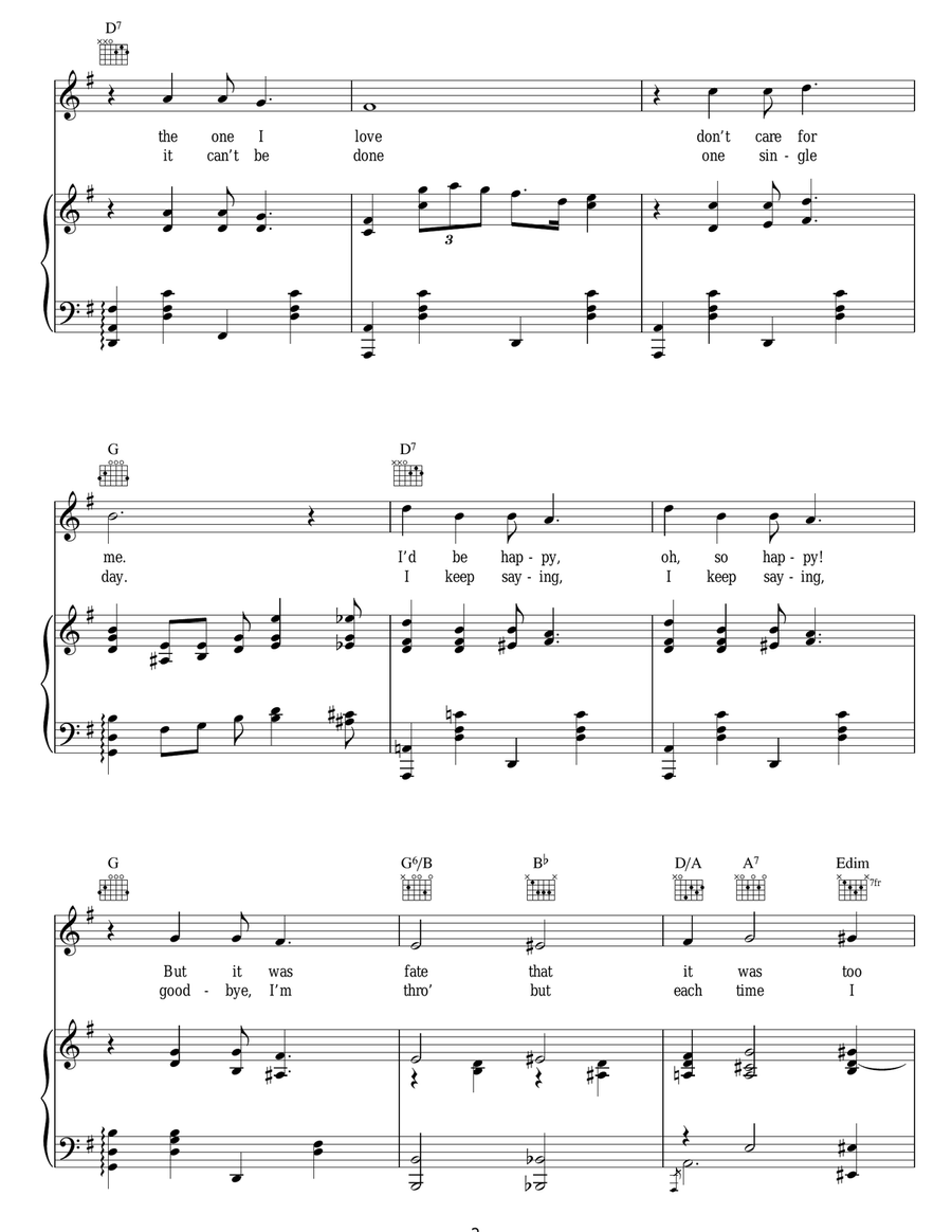 The One I Love Belongs To Somebody Else Guitar scores gallery preview page 2