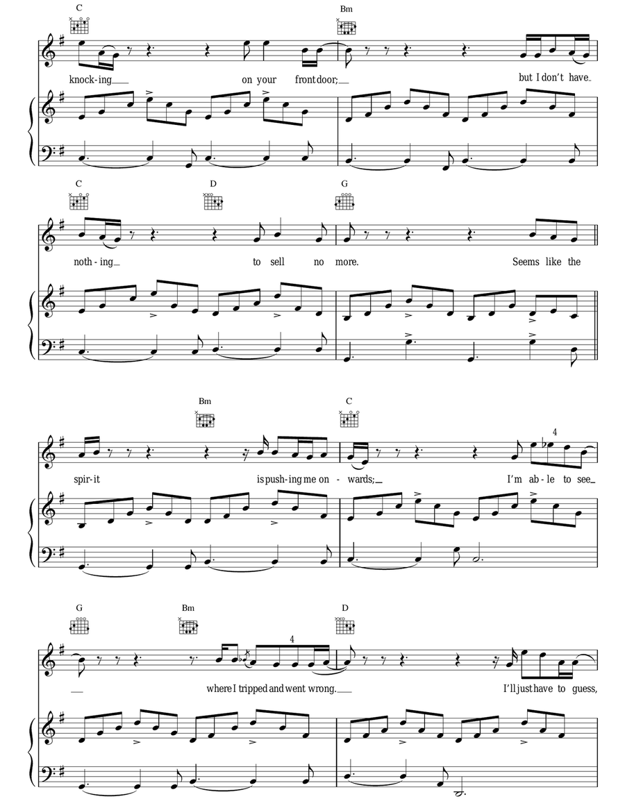 Reminds Me Of You Acoustic Guitar scores gallery preview page 3