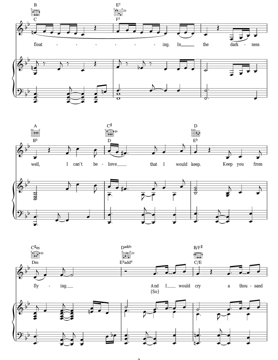 1000 Oceans 1000 Oceans Acoustic Guitar scores gallery preview page 2