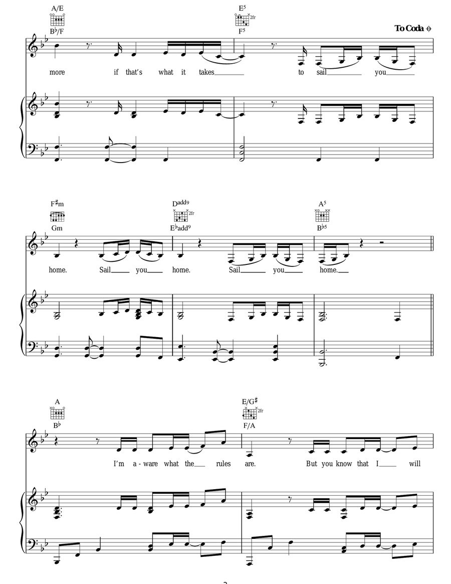 1000 Oceans 1000 Oceans Acoustic Guitar scores gallery preview page 3