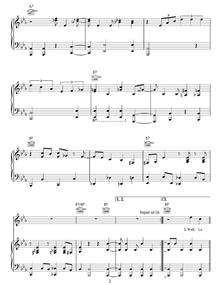 Tipitina Tipitina Guitar scores gallery preview page 2