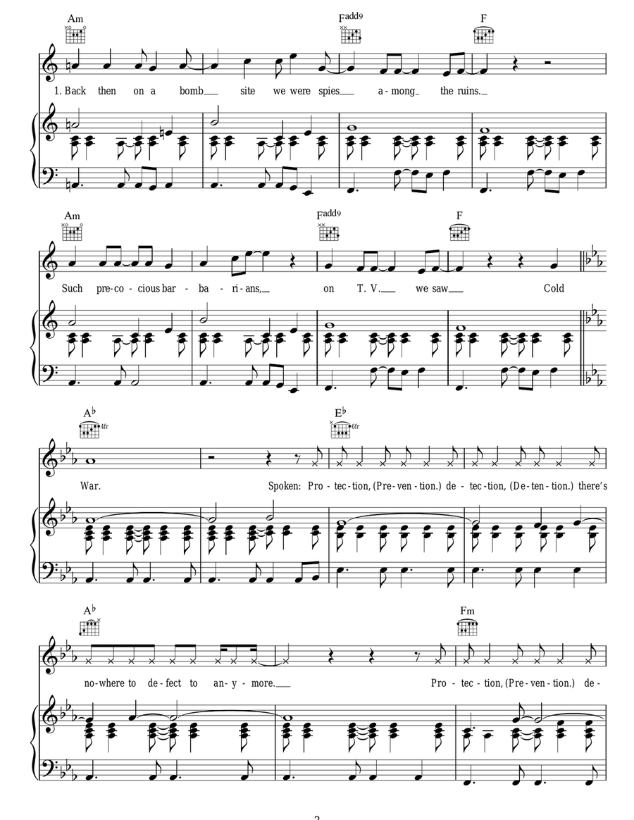 Building A Wall Building A Wall Acoustic Guitar scores gallery preview page 3