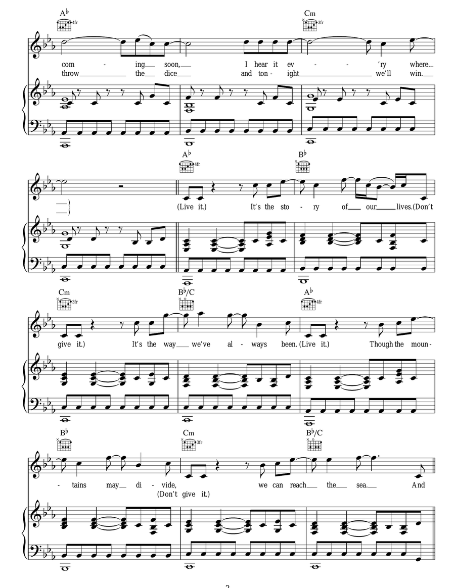 More Than A Dream More Than A Dream Acoustic Guitar scores gallery preview page 3