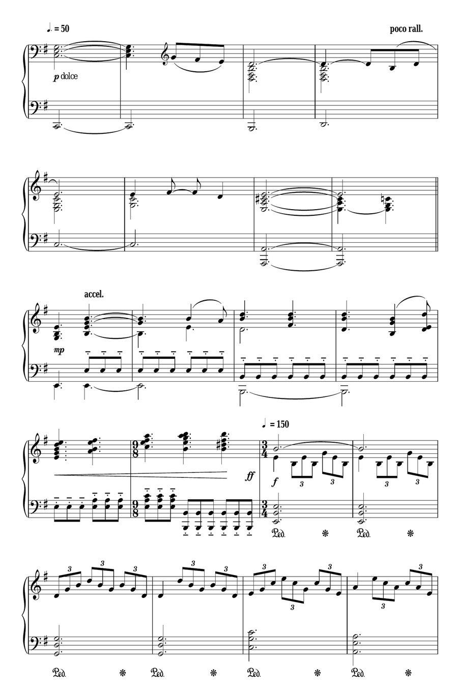 Death And Transfiguration Piano Solo scores gallery preview page 2