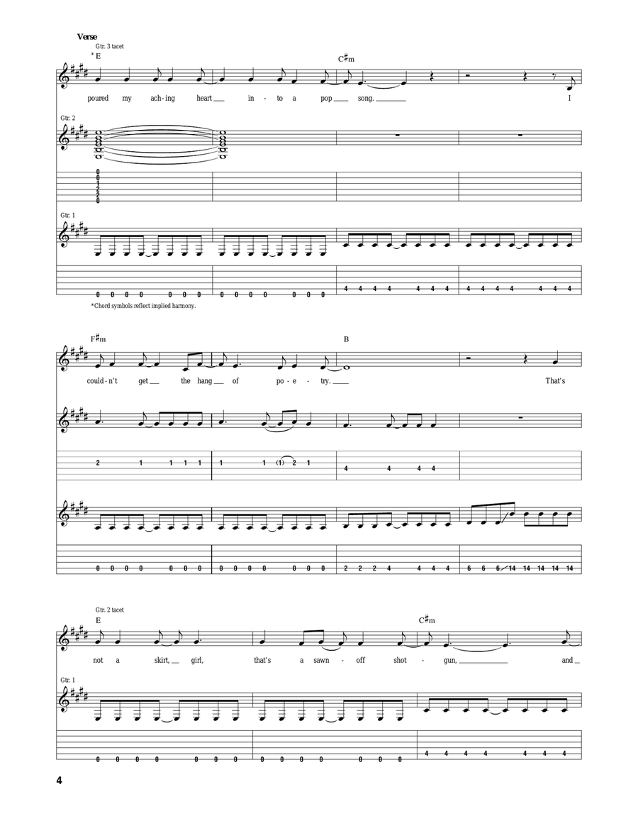 Suck It And See Suck It And See Acoustic Guitar scores gallery preview page 4