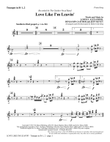 Love Like I'm Leavin' - Bb Trumpet 1 & 2