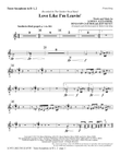 Love Like I'm Leavin' - Tenor Saxophone 1 & 2 in Bb