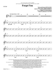 Forget You - Guitar