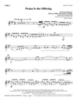 Praise Is The Offering - Violin 2