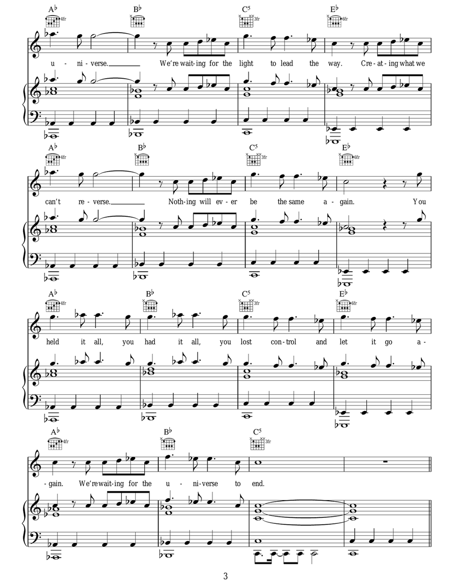 Man Man Acoustic Guitar scores gallery preview page 3
