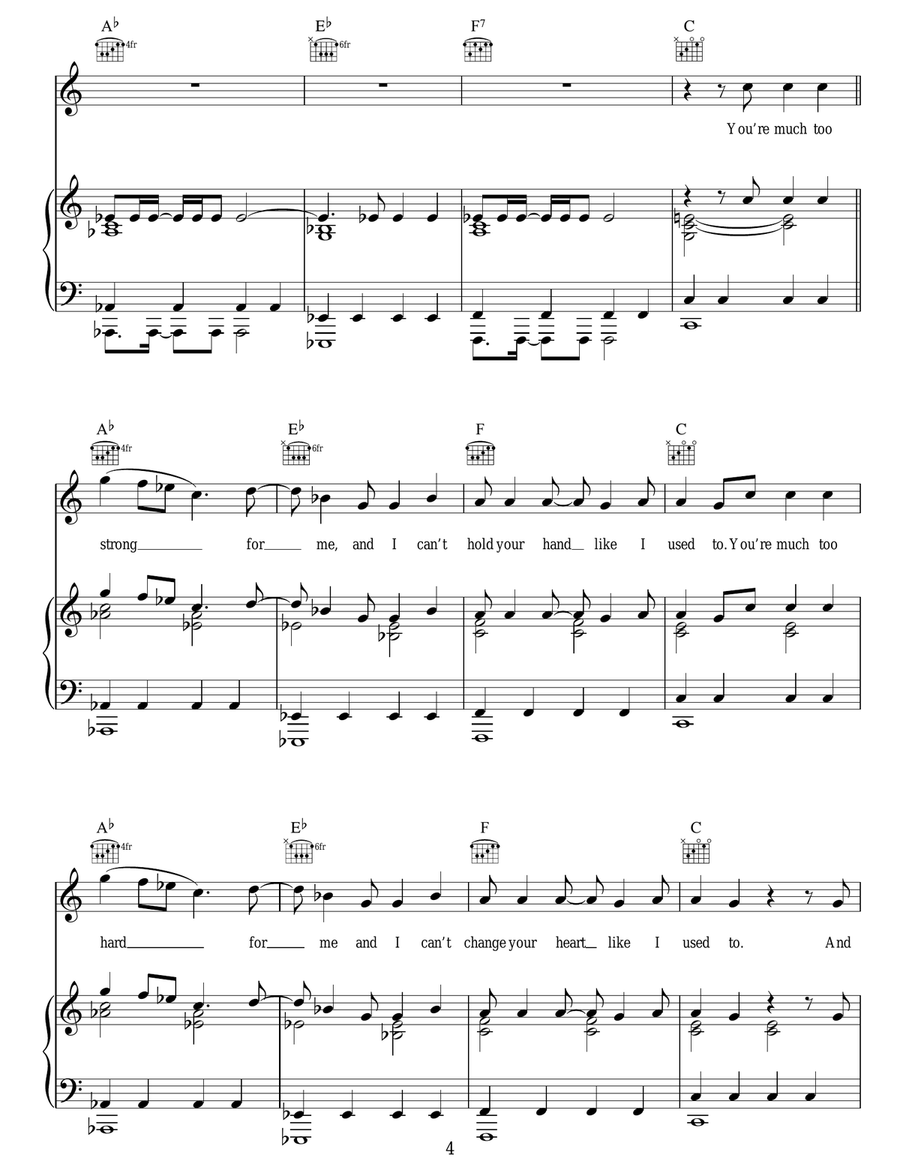 Man Man Acoustic Guitar scores gallery preview page 4