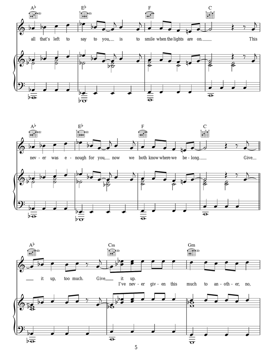 Man Man Acoustic Guitar scores gallery preview page 5