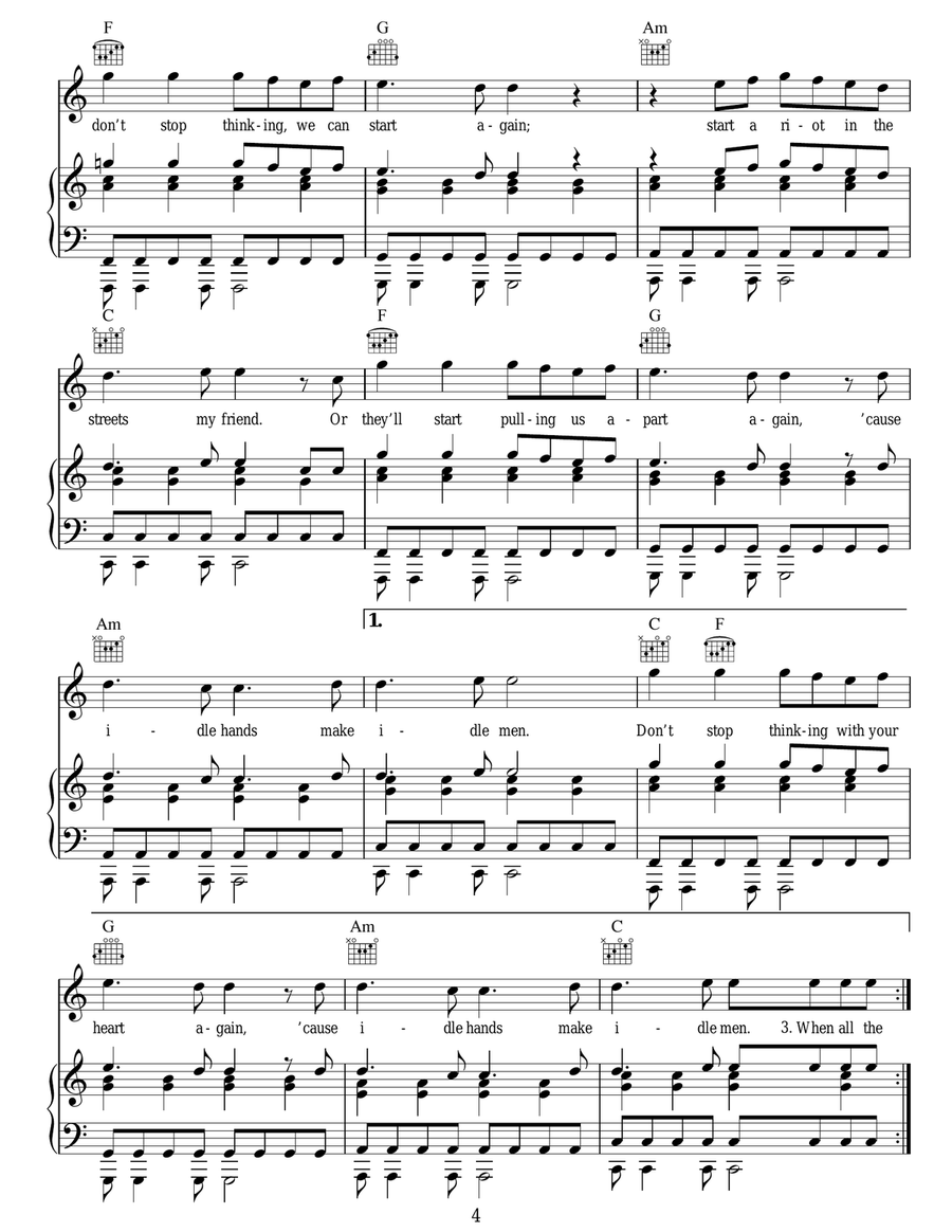 The Day The Work Is Done The Day The Work Is Done Acoustic Guitar scores gallery preview page 4