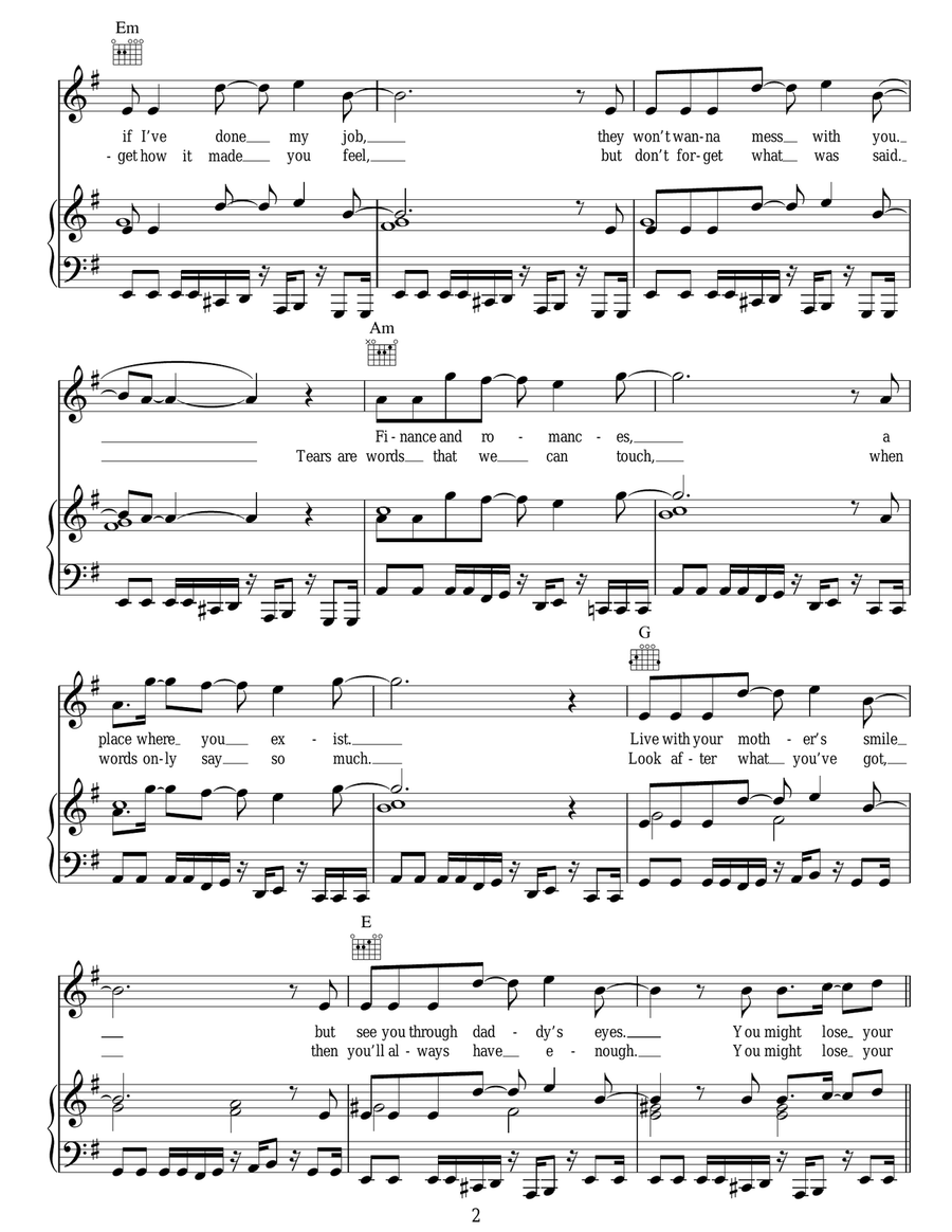 Don't Say Goodbye Don't Say Goodbye Acoustic Guitar scores gallery preview page 2
