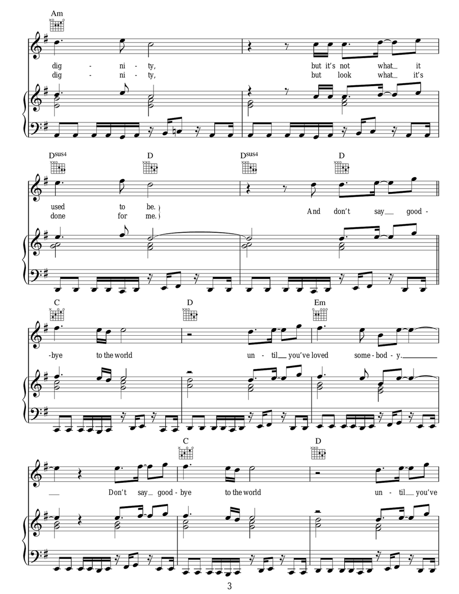 Don't Say Goodbye Don't Say Goodbye Acoustic Guitar scores gallery preview page 3