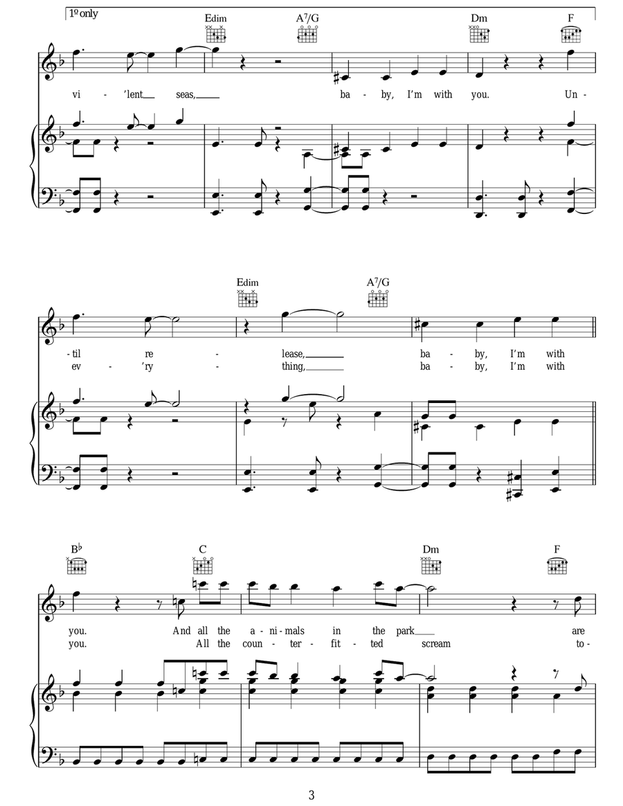 Aliens Aliens Acoustic Guitar scores gallery preview page 3
