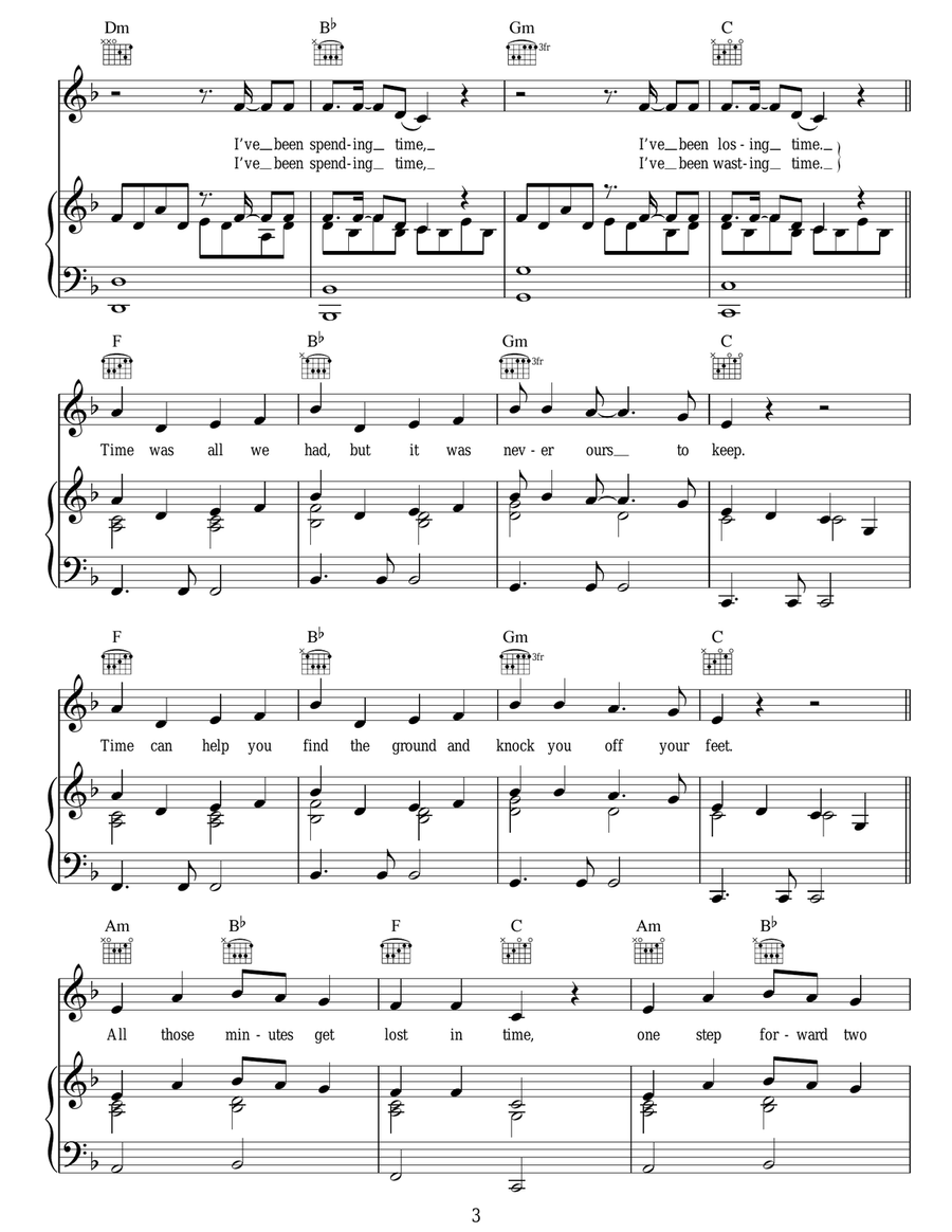 Wonderful World Wonderful World Acoustic Guitar scores gallery preview page 3