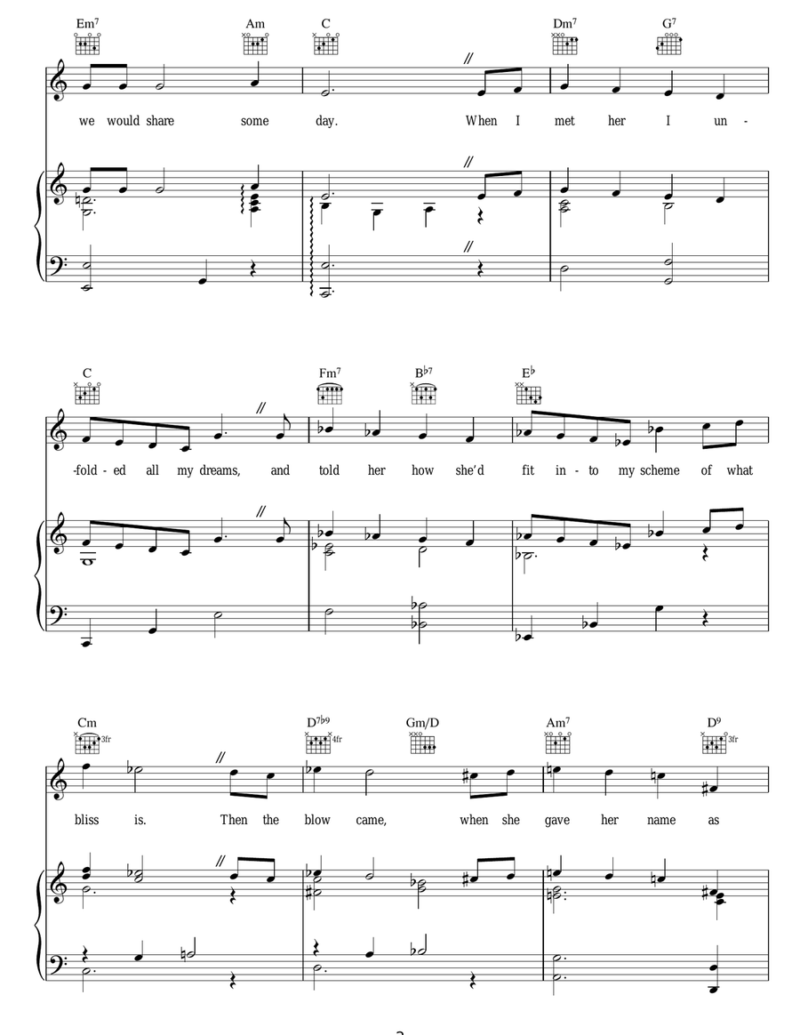 I Guess I'll Have To Change My Plan Guitar scores gallery preview page 2