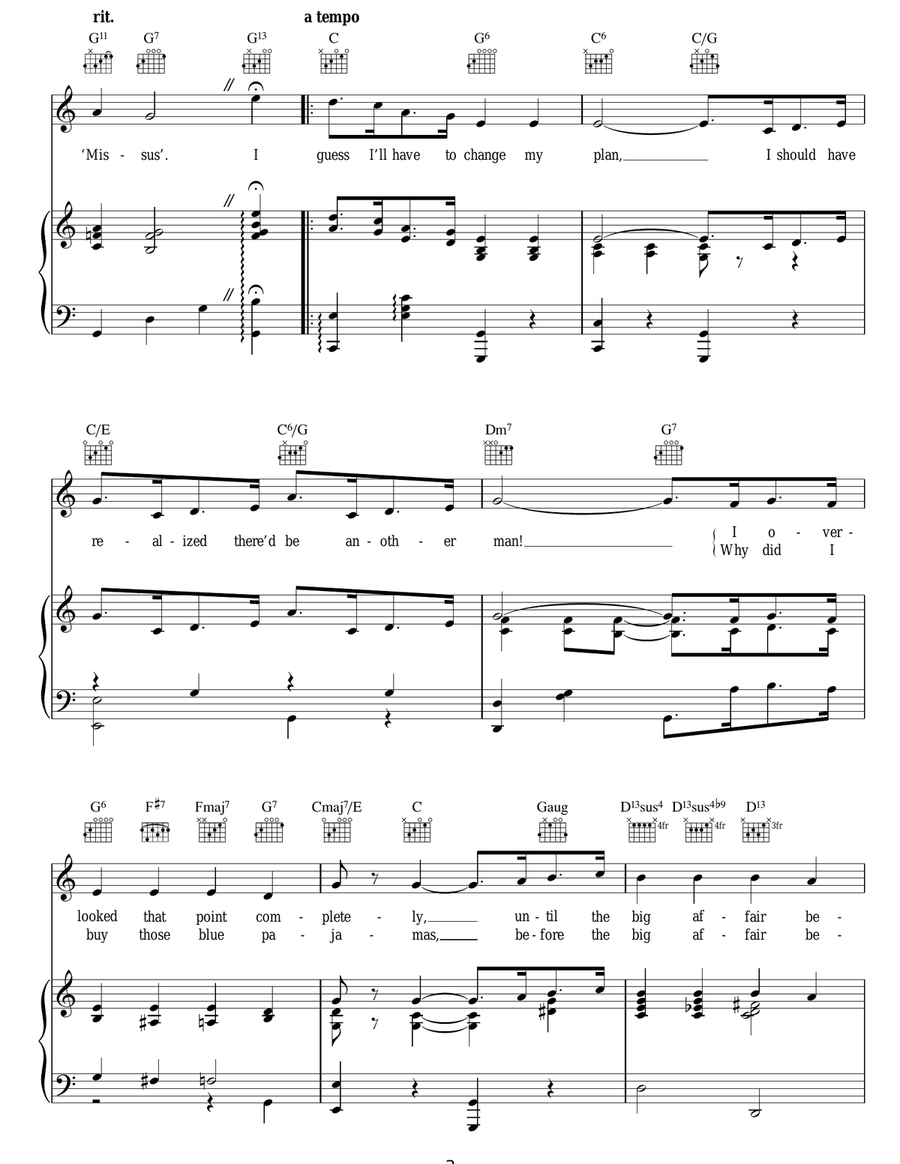I Guess I'll Have To Change My Plan Guitar scores gallery preview page 3