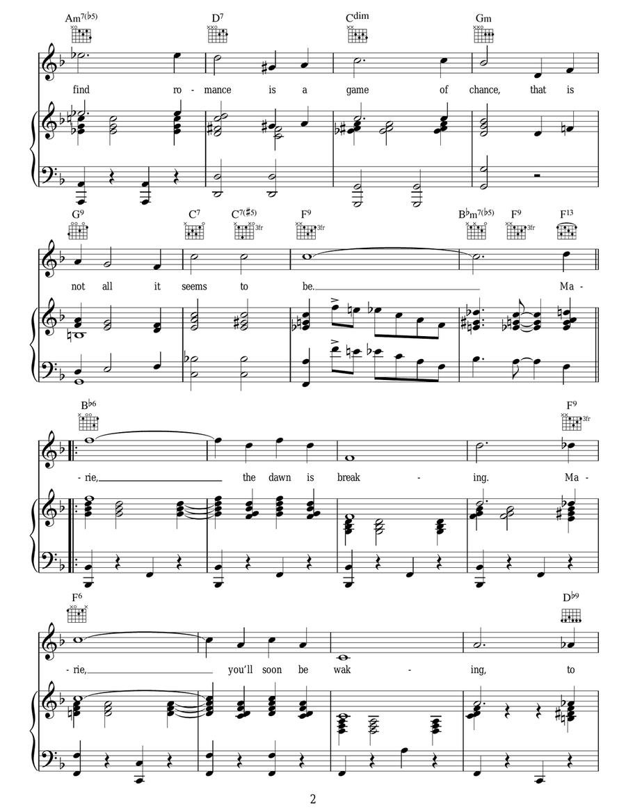 Marie Marie Guitar scores gallery preview page 2