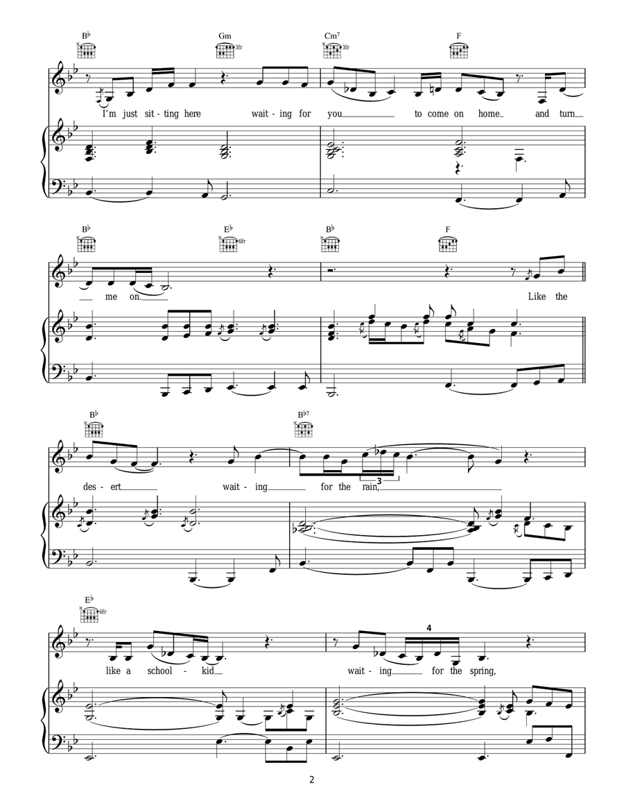 Turn Me On Turn Me On Acoustic Guitar scores gallery preview page 2