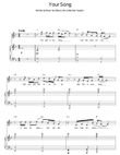 Your Song (from Moulin Rouge)