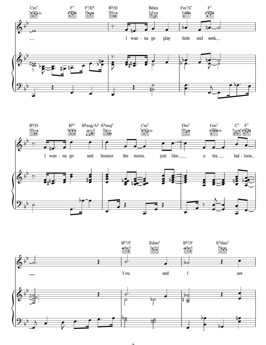 You Make Me Feel So Young Guitar scores gallery preview page 2