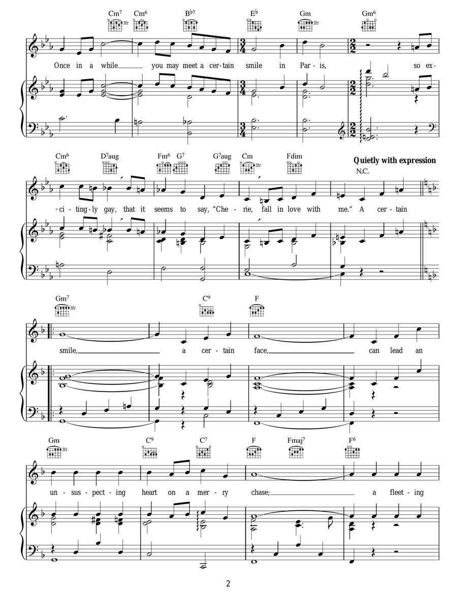 A Certain Smile A Certain Smile Guitar scores gallery preview page 2
