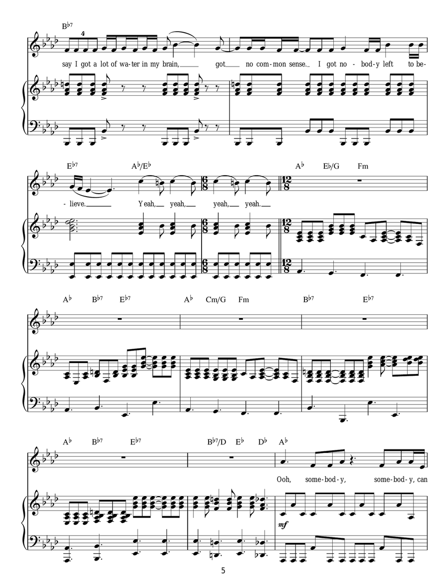 Somebody To Love Somebody To Love Guitar scores gallery preview page 5