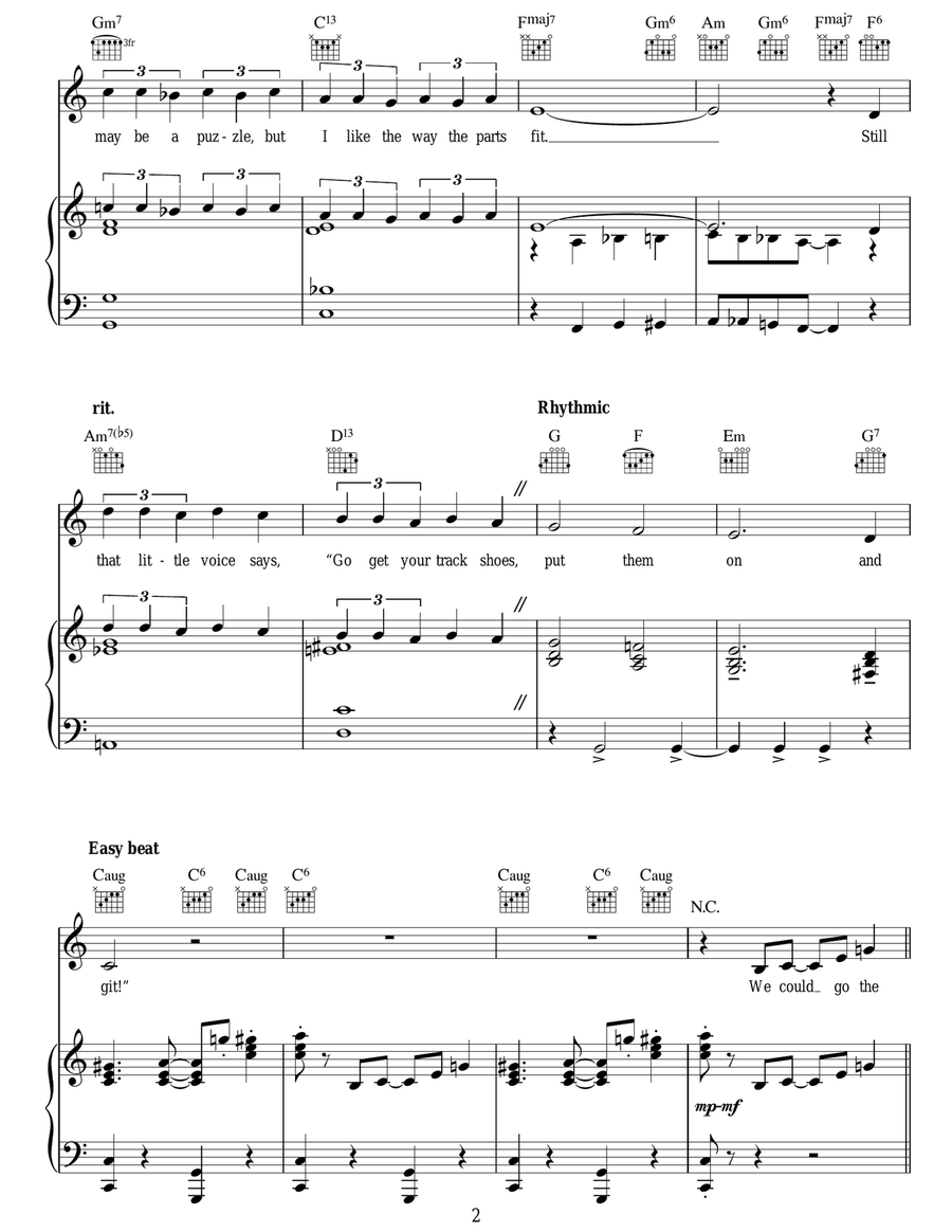 I Like To Lead When I Dance Guitar scores gallery preview page 2