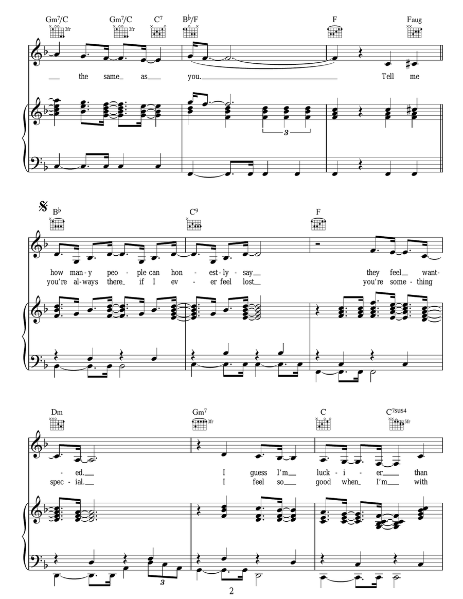 If Everybody Loved The Same As You Guitar scores gallery preview page 2