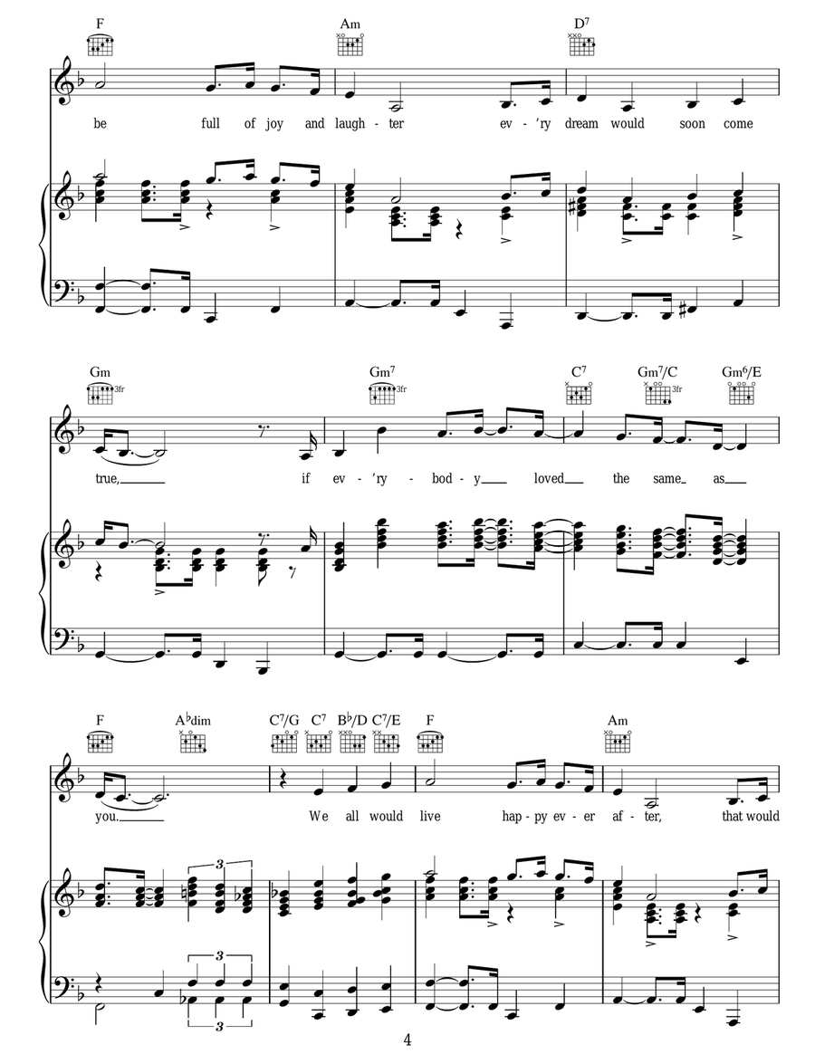 If Everybody Loved The Same As You Guitar scores gallery preview page 4