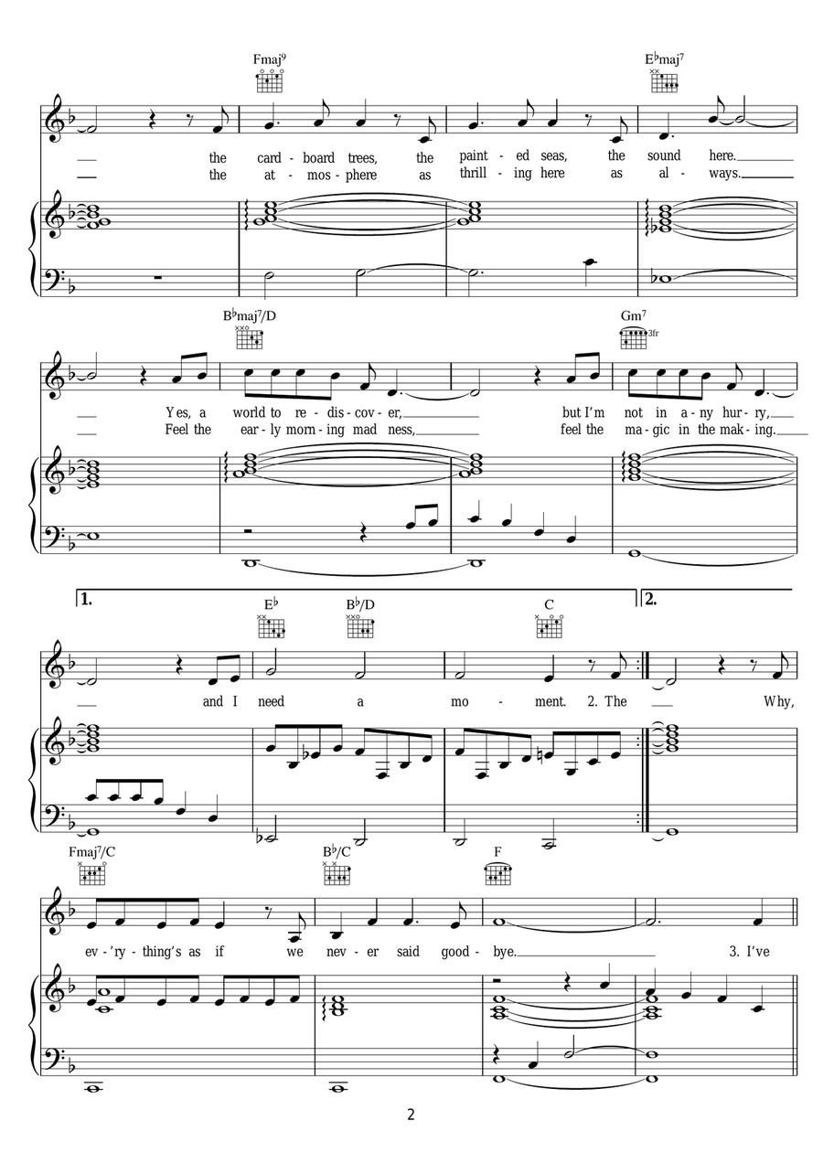 As If We Never Said Goodbye (from Sunset Boulevard) Guitar scores gallery preview page 2