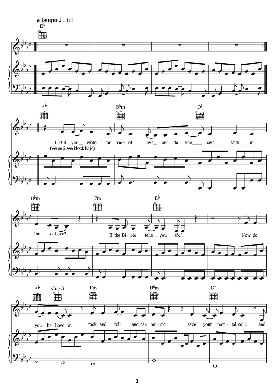 American Pie American Pie Acoustic Guitar scores gallery preview page 2