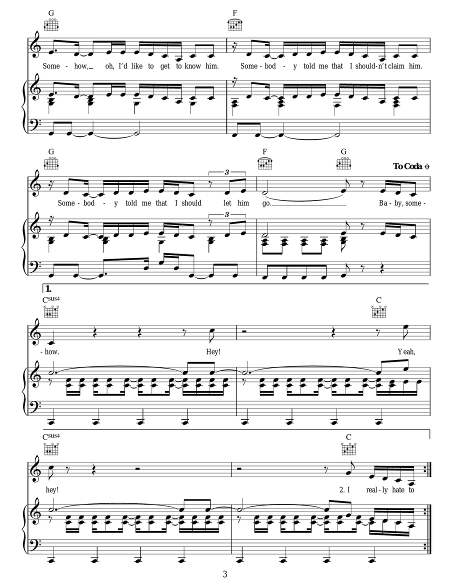 Somehow Somehow Acoustic Guitar scores gallery preview page 3