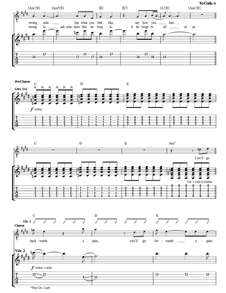 Twisted Logic Twisted Logic Acoustic Guitar scores gallery preview page 3