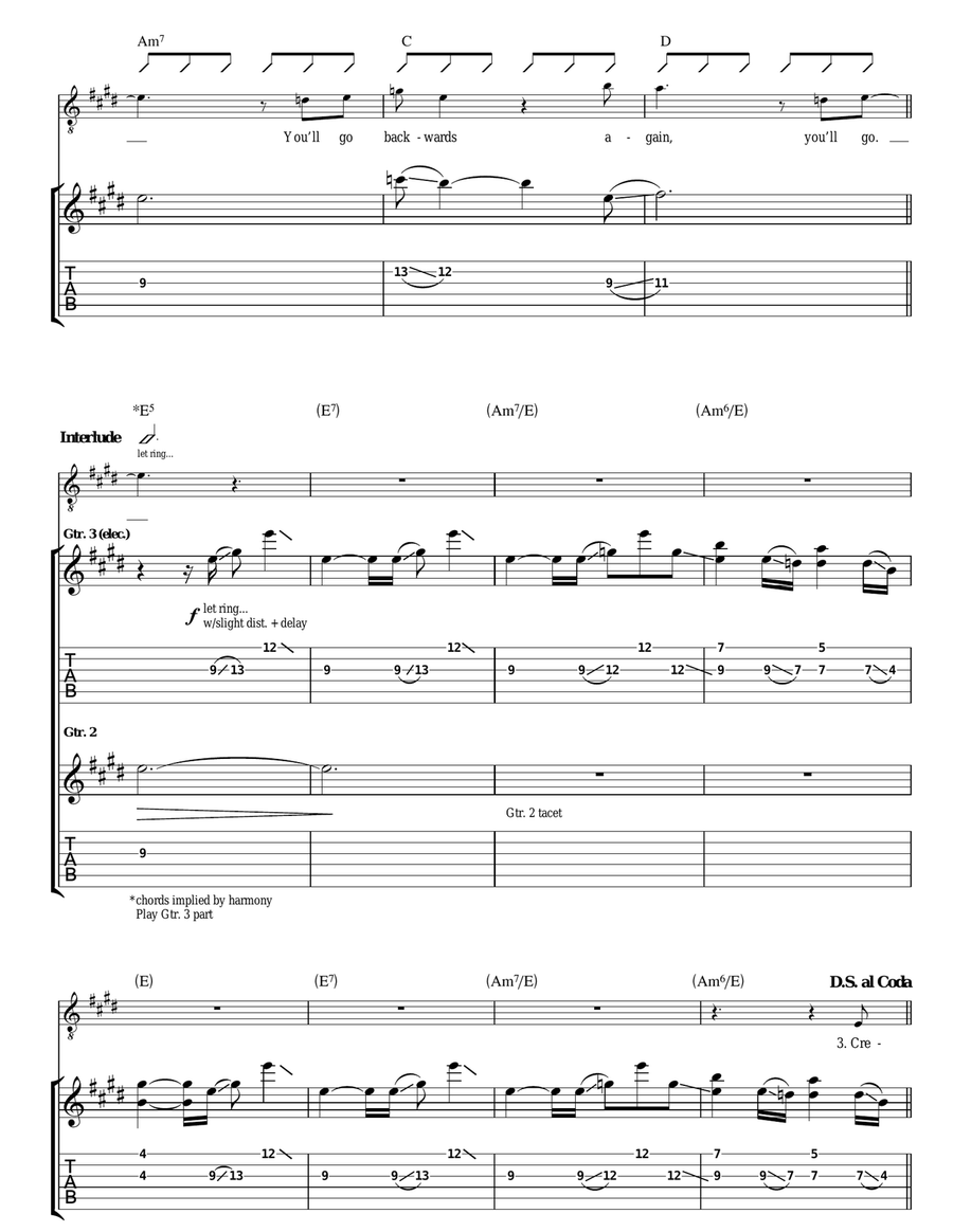 Twisted Logic Twisted Logic Acoustic Guitar scores gallery preview page 4