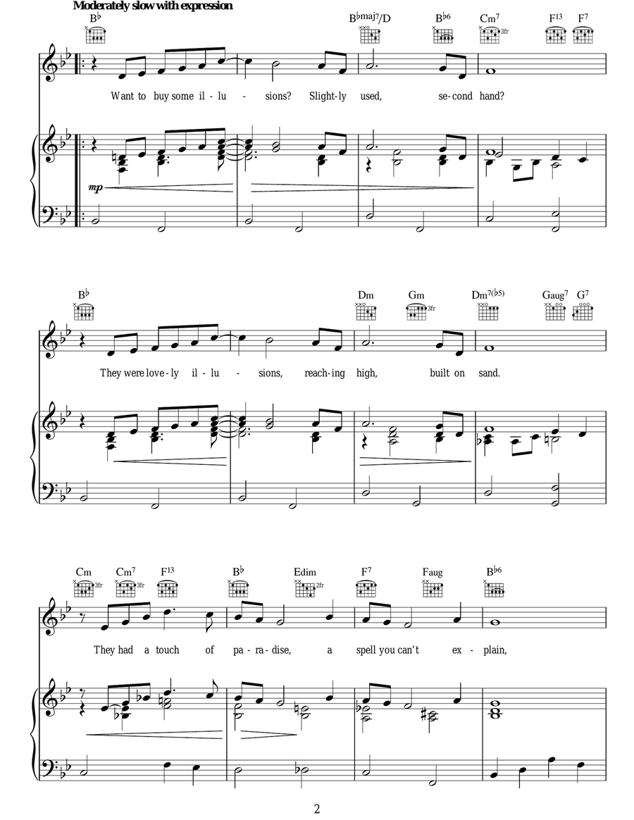 Illusions Illusions Guitar scores gallery preview page 2