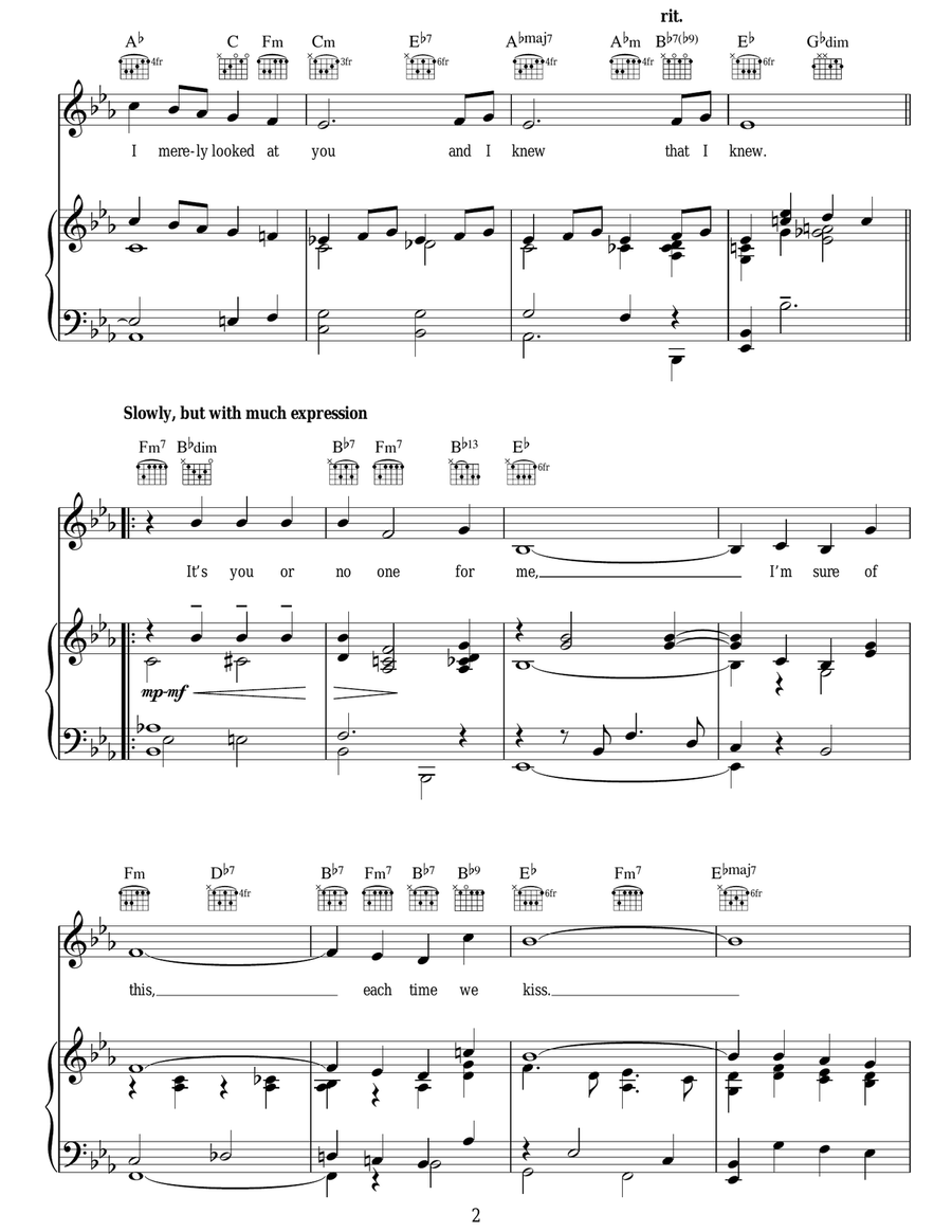 It's You Or No One Guitar scores gallery preview page 2