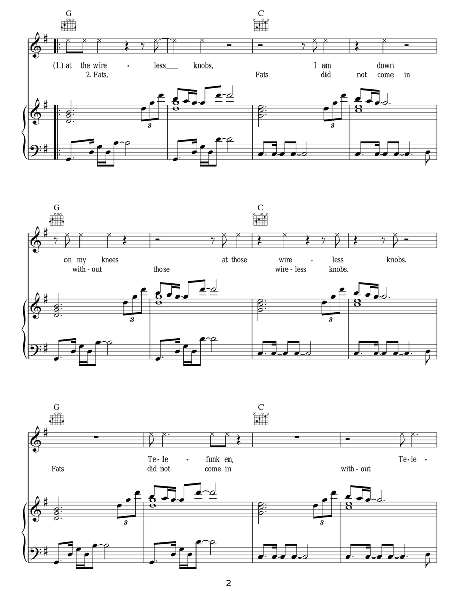 In The Days Before Rock 'N' Roll Acoustic Guitar scores gallery preview page 2