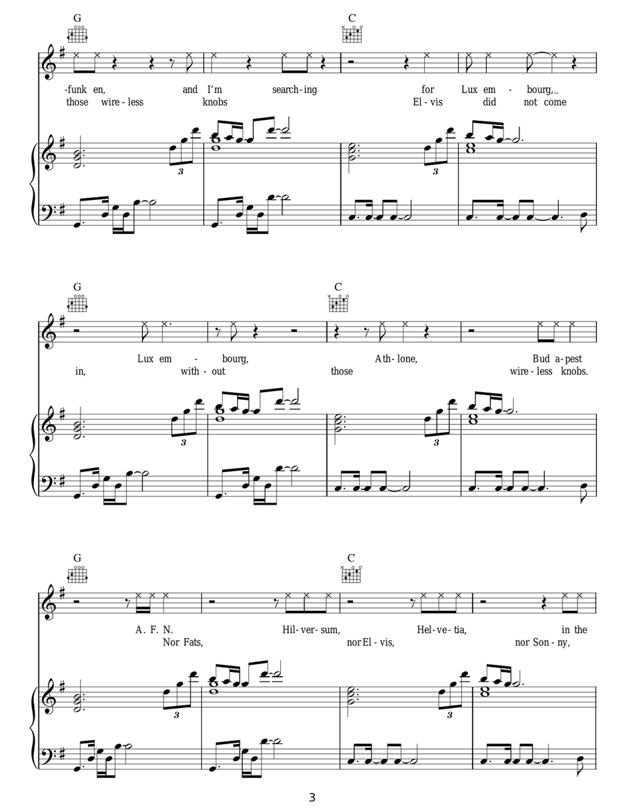 In The Days Before Rock 'N' Roll Acoustic Guitar scores gallery preview page 3