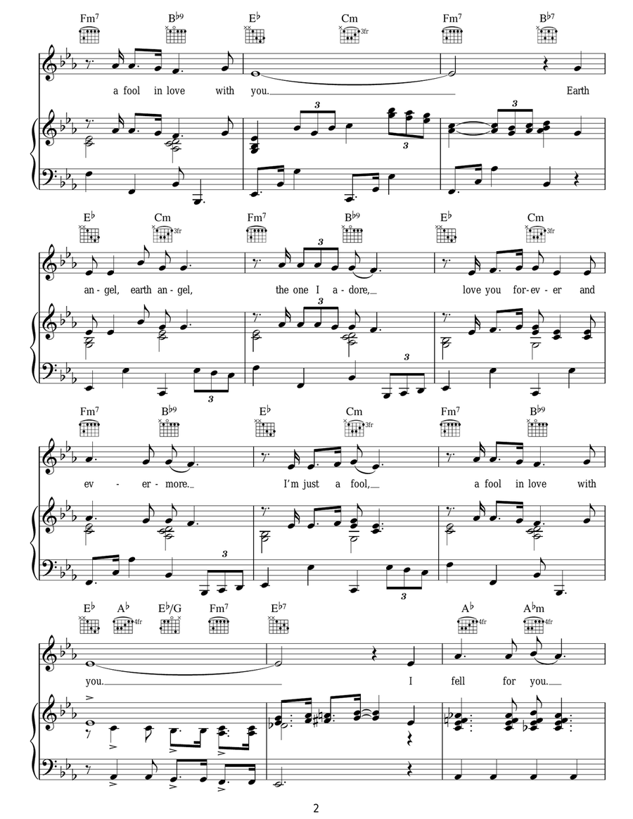 Earth Angel Earth Angel Acoustic Guitar scores gallery preview page 2